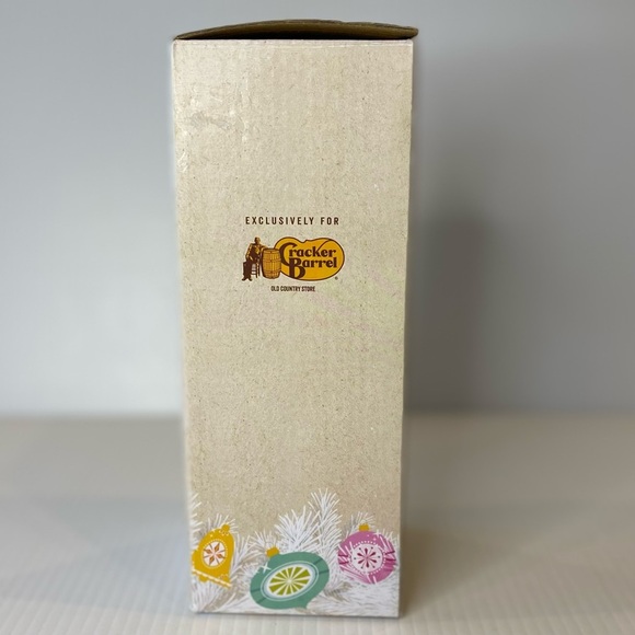 Cracker Barrel Light Up Christmas Bottle Brush Tree Pink - 1 In Box - Picture 2 of 12